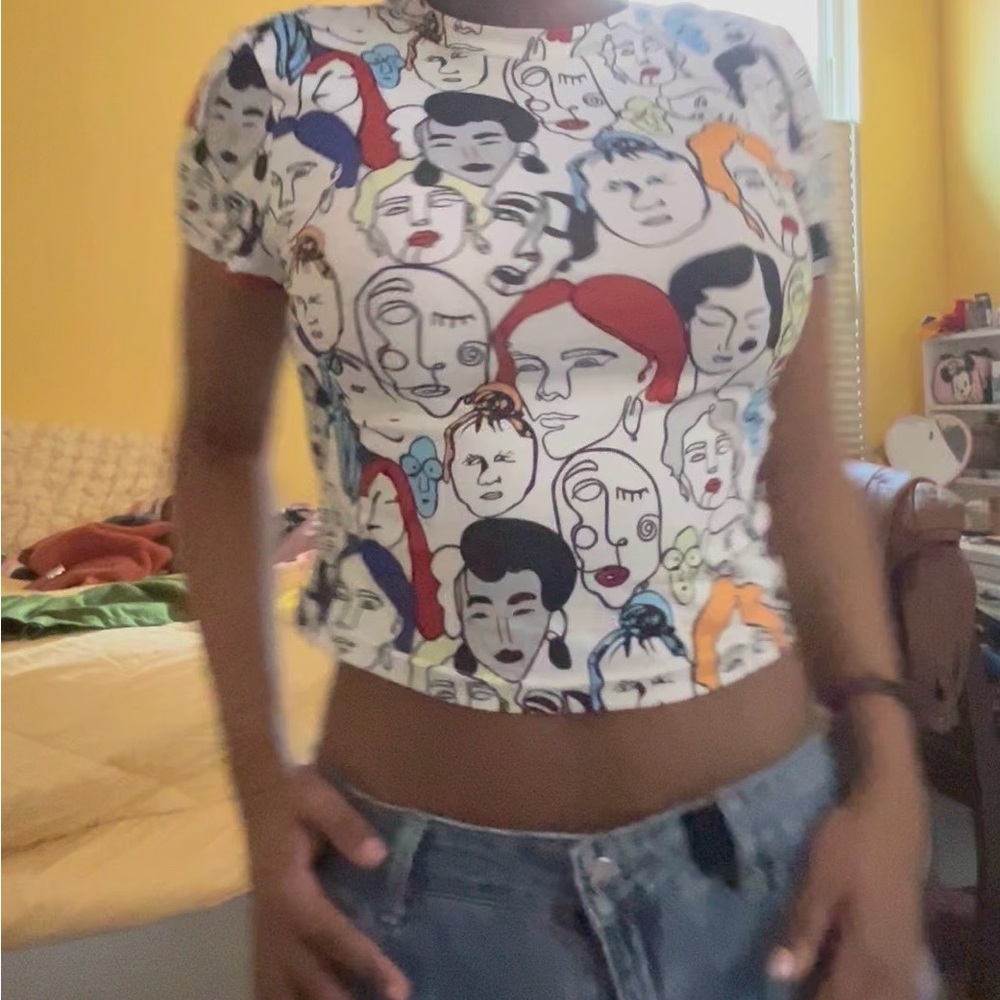 Colorful Graphic Women's Top